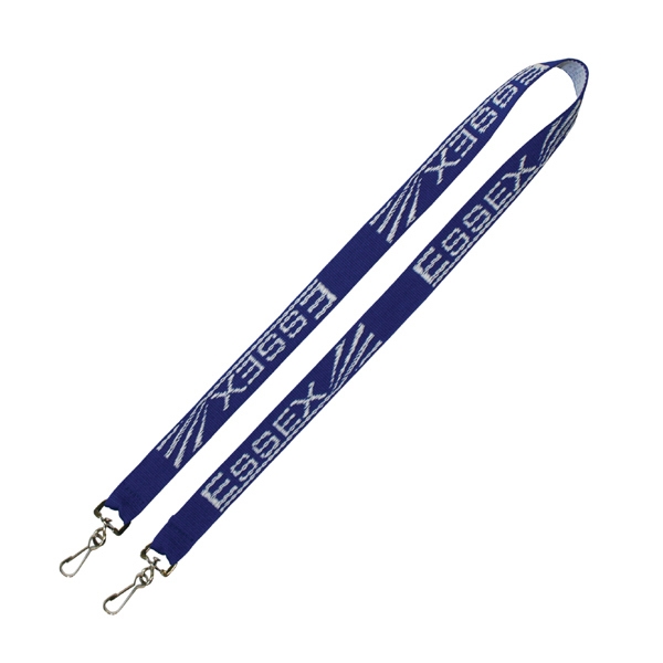 Custom woven tradeshow and event lanyard with one-color imprint on one-color... from ASI 92980 WOV-IN® / WOV-IN® Universal Strap/Wov-In Line WOV-IN Line (R)