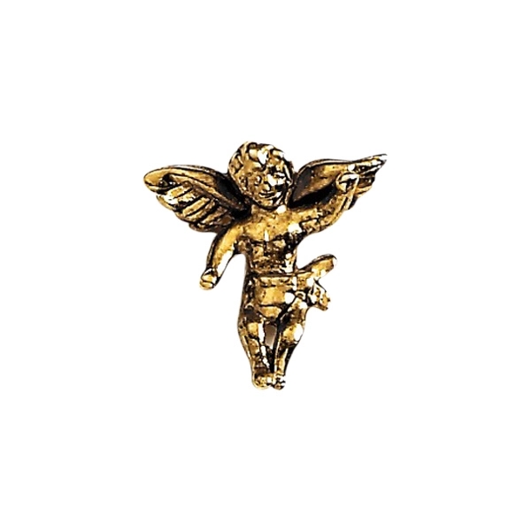 Guardian angel in antique gold finish lapel pin with military clutch.... from ASI 68760 Marken Industries / Marken