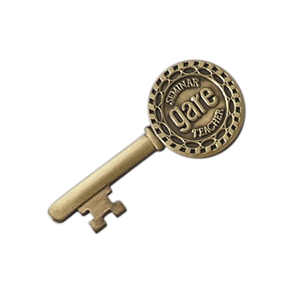 Die Struck brass antique lapel pin with military clutch and burr... from ASI 68760 Marken Industries / Marken