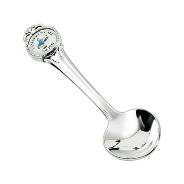 Silver finish teaspoon souvenir collectible with emblem.... from ASI 68760 Marken Industries / Marken