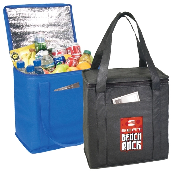 Tote cooler with front slip pocket.... from ASI 40544 Binaco / Binaline