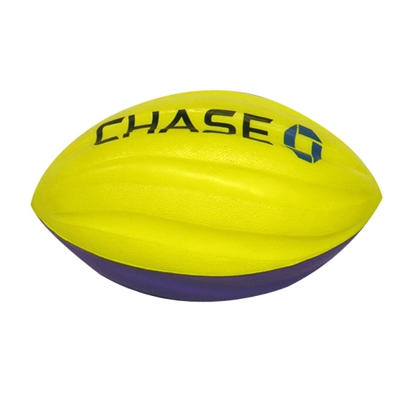 8" x 4.75" urethane foam "Aero" football with two-tone colors and... from ASI 68207 MAC Specialties Ltd / Sport Products