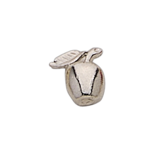 Apple shape lapel pin with military clutch.... from ASI 68760 Marken Industries / Marken