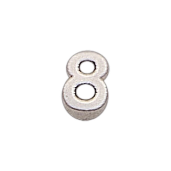 Number shape lapel pin with military clutch, up to 3/8".... from ASI 68760 Marken Industries / Marken