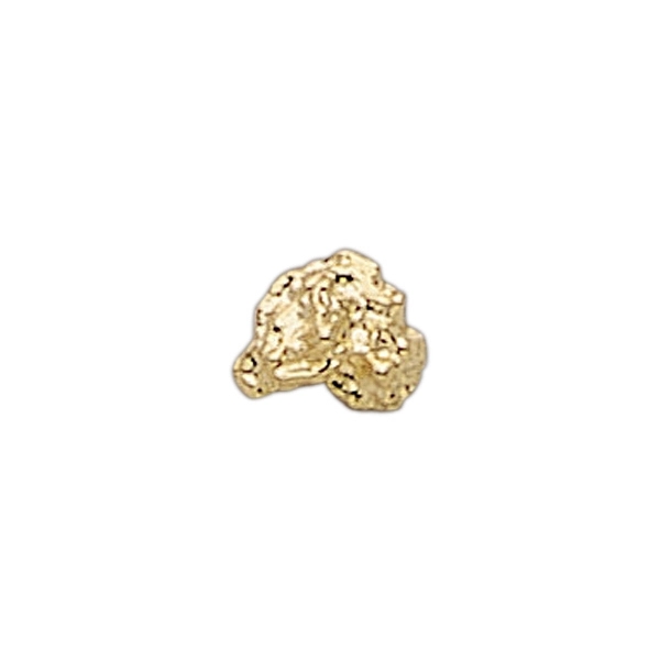 Gold nugget lapel pin with military clutch, up to 5/8".... from ASI 68760 Marken Industries / Marken