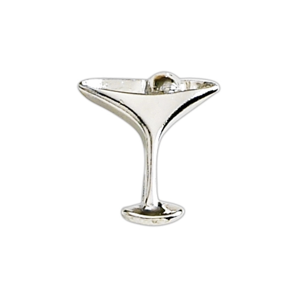 Cup or glass shape lapel pin with military clutch.... from ASI 68760 Marken Industries / Marken