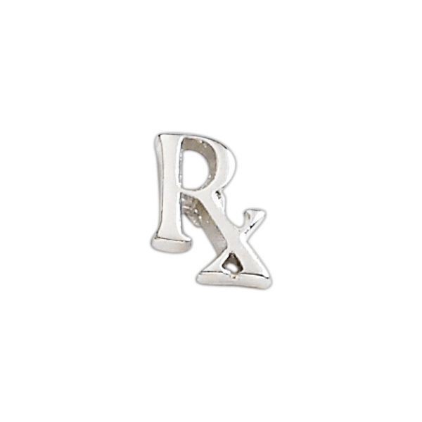 Rx lapel pin with military clutch, sized up to 5/8".... from ASI 68760 Marken Industries / Marken