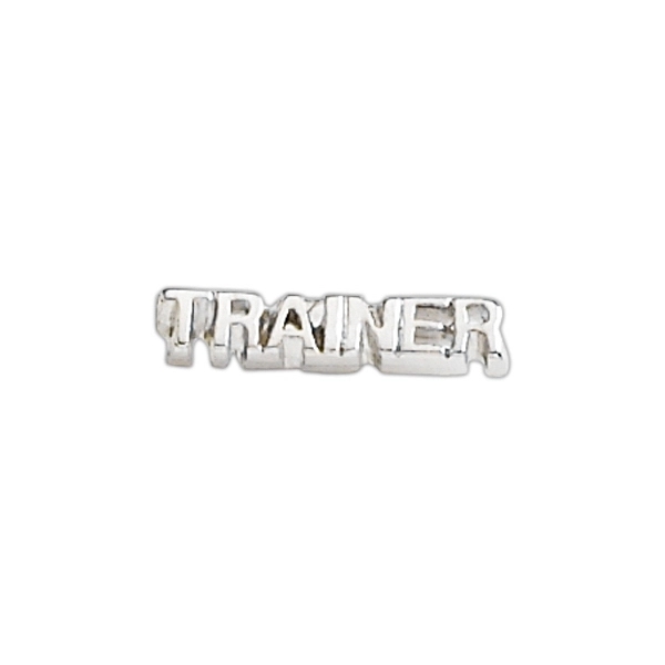Trainer lapel pin with military clutch, sized up to 5/8".... from ASI 68760 Marken Industries / Marken