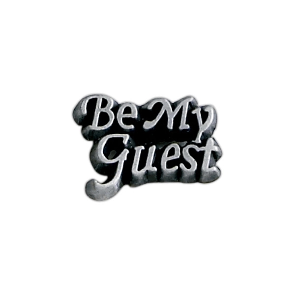 Be My Guest lapel pin with military clutch,  up to... from ASI 68760 Marken Industries / Marken