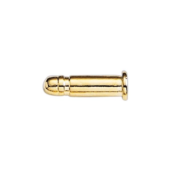 Bullet shape lapel pin with military clutch.... from ASI 68760 Marken Industries / Marken