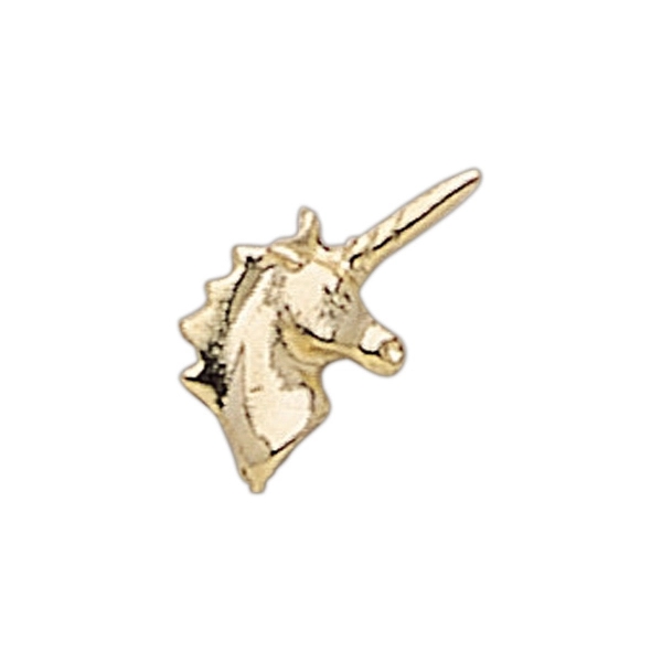 Unicorn lapel pin with military clutch, up to 7/8".... from ASI 68760 Marken Industries / Marken