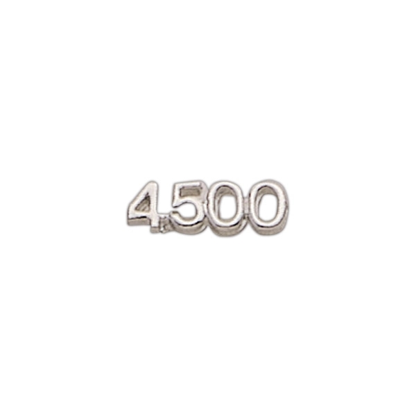 1000-6000 (number shape) lapel pin with military clutch, up to 7/8".... from ASI 68760 Marken Industries / Marken