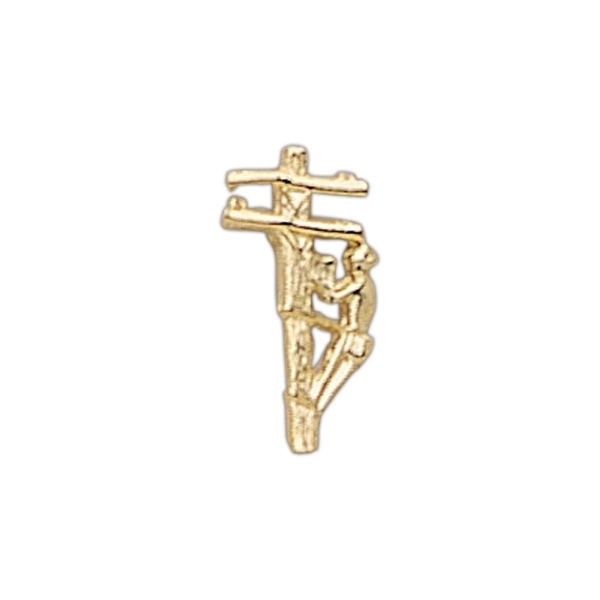 Telephone lineman lapel pin, up to 7/8".... from ASI 68760 Marken Industries / Marken