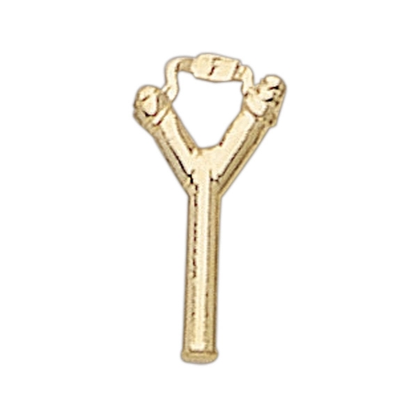 Slingshot lapel pin with military clutch, up to 1".... from ASI 68760 Marken Industries / Marken
