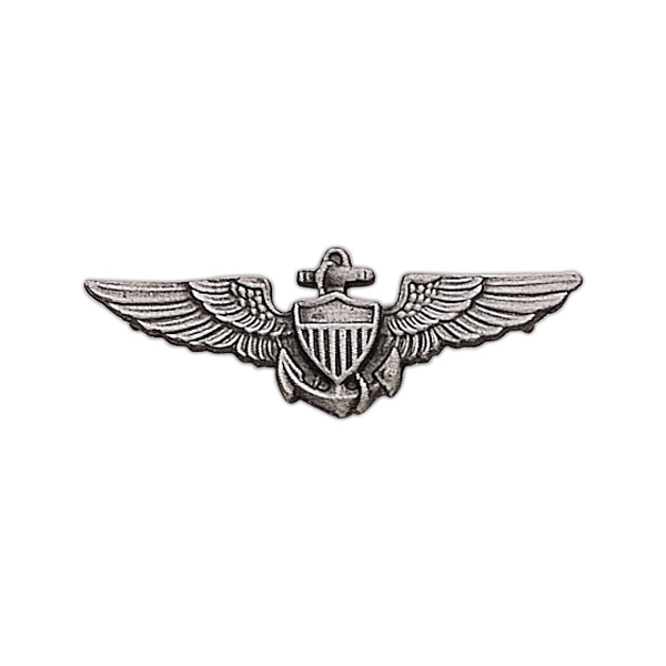 Pilot's wings (2 posts) lapel pin with military clutch, up to... from ASI 68760 Marken Industries / Marken