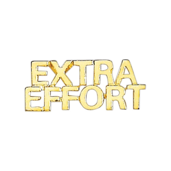 Extra Effort lapel pin with military clutch, up to 3/4".... from ASI 68760 Marken Industries / Marken