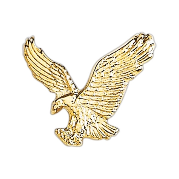 Eagle shape lapel pin with military clutch, up to 7/8"... from ASI 68760 Marken Industries / Marken