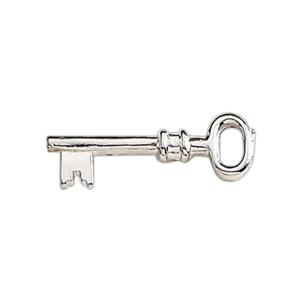 Key shape lapel pin with military clutch, up to 7/8"... from ASI 68760 Marken Industries / Marken