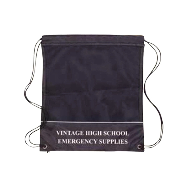 Drawstring bag with mesh backside reveals bag content.... from ASI 39820 Opusline (Benmex) / Opus Line
