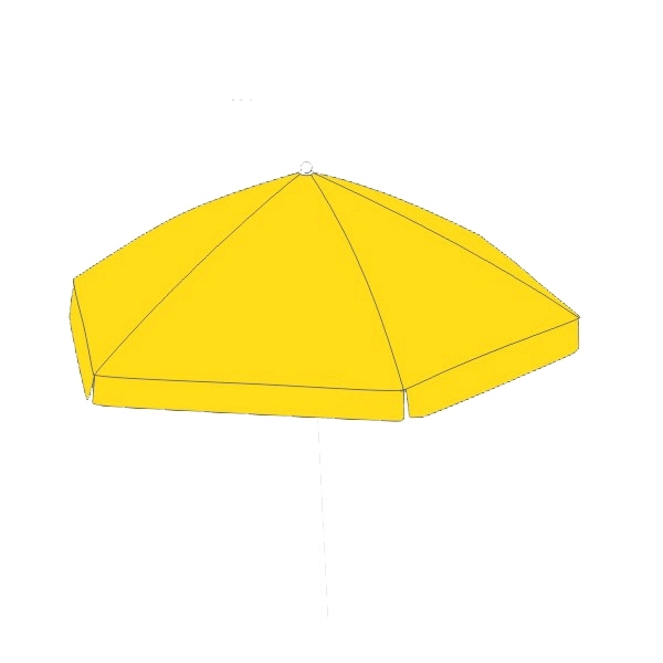 Round market patio umbrella with aluminum and steel frame.... from ASI 30442 Above & Beyond Advertising Products / PromoAdLine