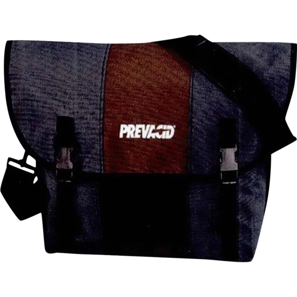 Courier bag with two quick release buckles and shoulder strap, 18"... from ASI 88782 Sport Systems Custom Bag Corp / Sport Systems Custom Bag