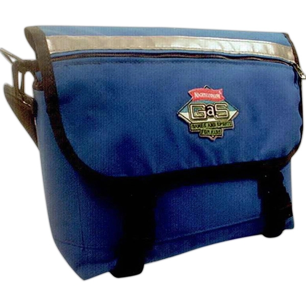 Urban saddle bag with two quick release buckles on top flap,... from ASI 88782 Sport Systems Custom Bag Corp / Sport Systems Custom Bag