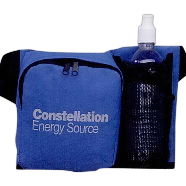 Deluxe bottle pack features 1.5" waist band with quick release buckle.... from ASI 88782 Sport Systems Custom Bag Corp / Sport Systems Custom Bag