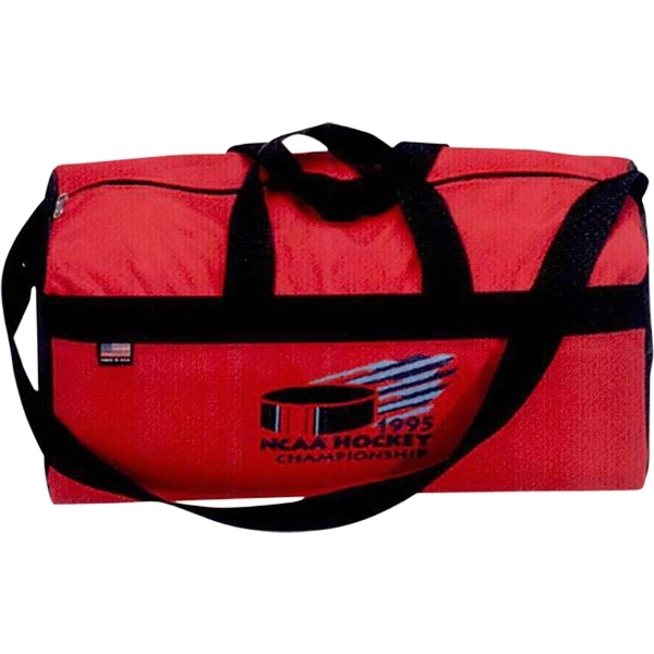 Sports value square end duffel bag with sewn-in shoulder strap, 22"... from ASI 88782 Sport Systems Custom Bag Corp / Sport Systems Custom Bag