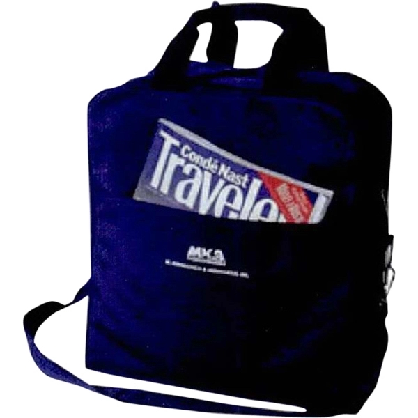 Carry-on bag with front pocket and shoulder strap.... from ASI 88782 Sport Systems Custom Bag Corp / Sport Systems Custom Bag