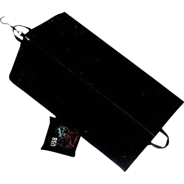 Nylon collapsible valet bag with compact pouch, 22" x 39.5".... from ASI 88782 Sport Systems Custom Bag Corp / Sport Systems Custom Bag