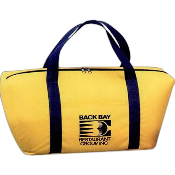 Ultimate picnic cooler with outside slash pocket and large zipper opening.... from ASI 88782 Sport Systems Custom Bag Corp / Sport Systems Custom Bag