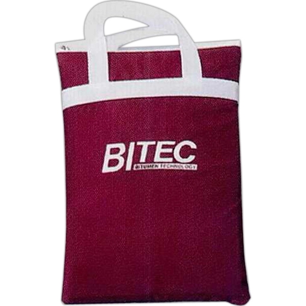 Wine bottle cooler carries two bottles with foam insulation, 9.5" x... from ASI 88782 Sport Systems Custom Bag Corp / Sport Systems Custom Bag