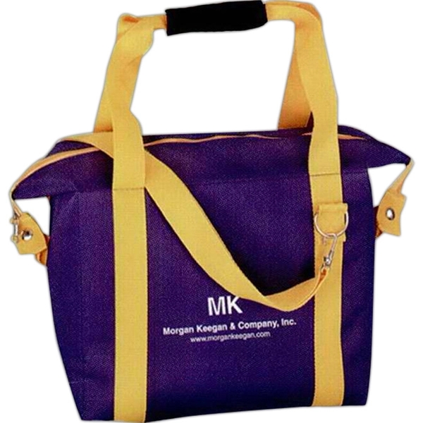 Cooler with handle grip and removable adjustable shoulder strap, 14" x... from ASI 88782 Sport Systems Custom Bag Corp / Sport Systems Custom Bag
