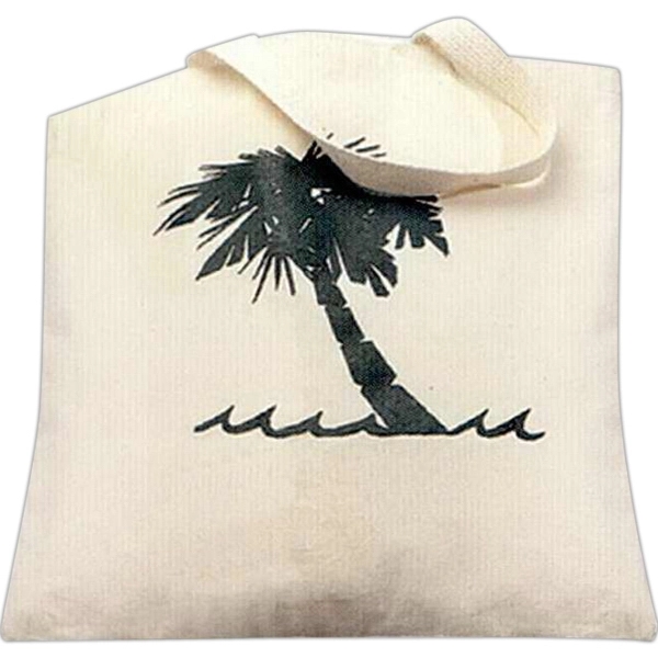 Large flat promo canvas tote bag with 1" poly handle, 18"... from ASI 88782 Sport Systems Custom Bag Corp / Sport Systems Custom Bag