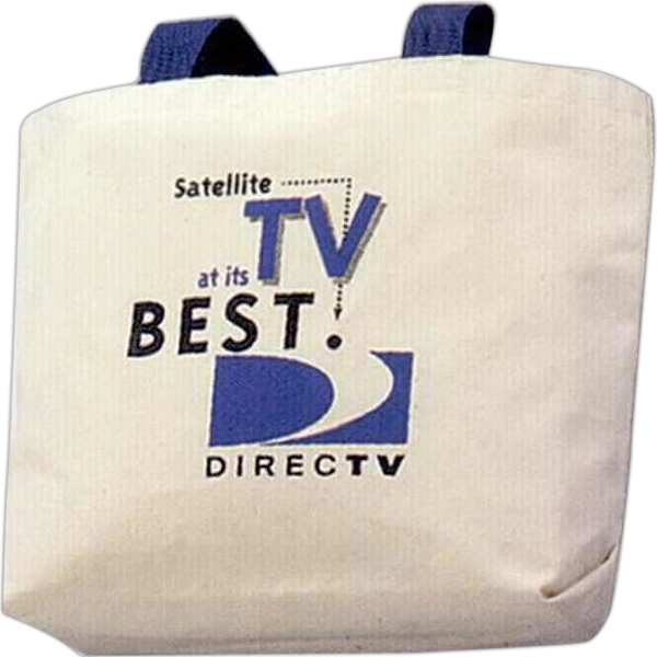 Canvas duck carry all tote bag with 1.5" natural handles, 18"... from ASI 88782 Sport Systems Custom Bag Corp / Sport Systems Custom Bag