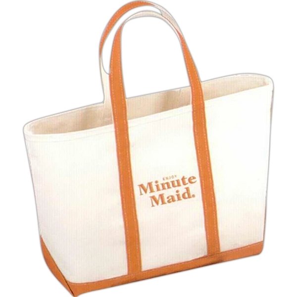 Canvas bag with accent carry handles and double bottom, 25" x... from ASI 88782 Sport Systems Custom Bag Corp / Sport Systems Custom Bag