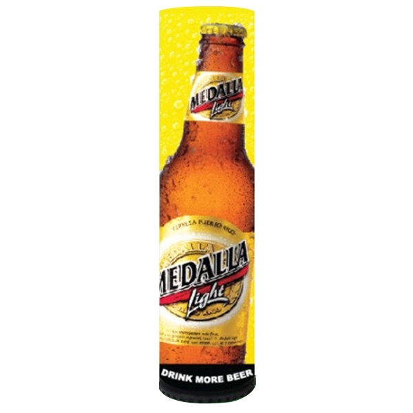 12' tall inflatable custom graphic design vinyl cylinder with internal lighting... from ASI 30442 Above & Beyond Advertising Products / PromoAdLine