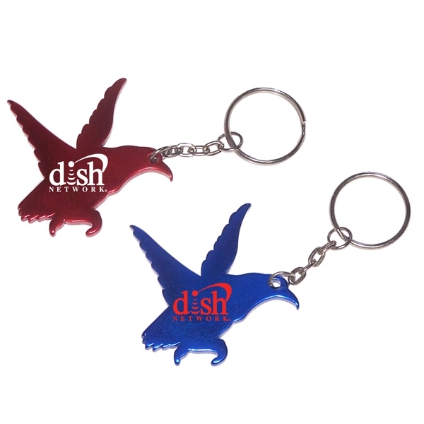 Eagle shape bottle opener with key chain.... from ASI 74585 Nu Promo International / Nu Promo Line