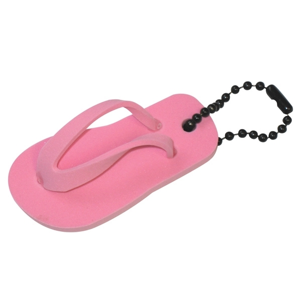 Breast cancer fundraising flip flop key tag.... from ASI 54886 Foamworx / FoamWorx