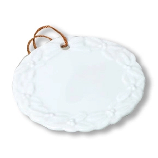 Hanging wreath ornament made from porcelain.... from ASI 68878 Mar's Line / Mar's Promotions / MAR's Line Mars China Collection