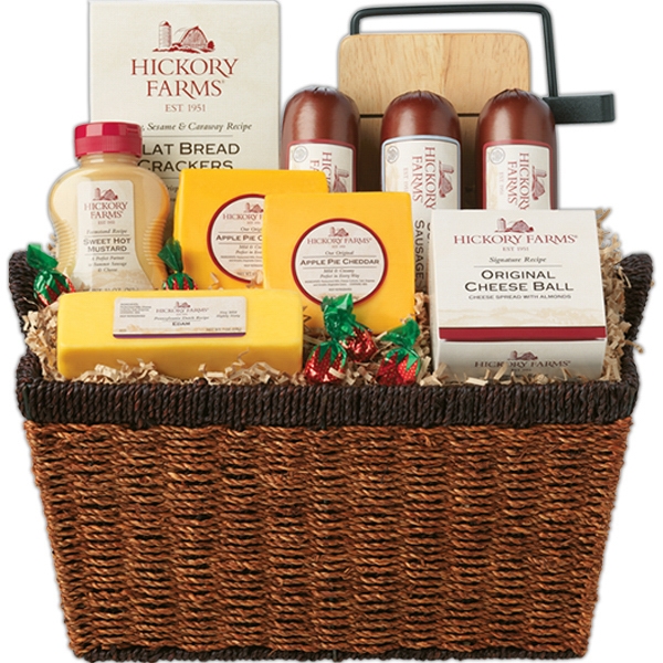 Bountiful - Family gathering gift basket.... from ASI 60717 ZZ OLD/Drop - Hickory Farms/Pfaelzer Bros
