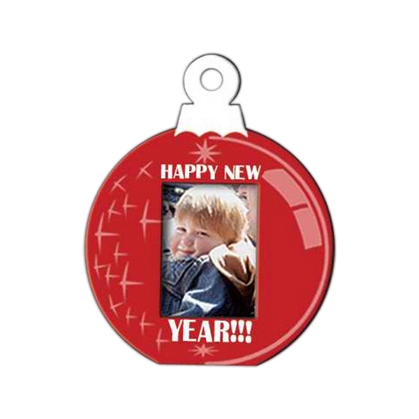 Ornament shape photo frame with a high gloss finish, 3 3/4"... from ASI 67620 Lion Circle Corp / Lion/Circle