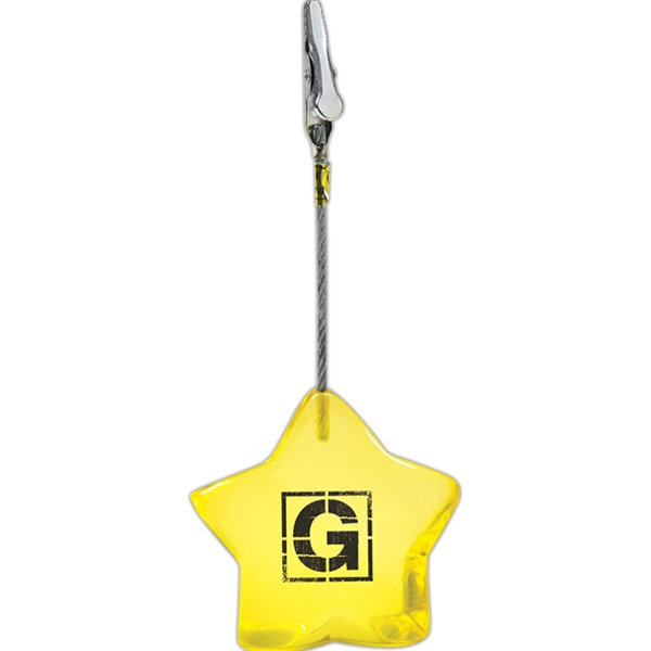 Star-shaped memo clip great for the desk, 2" x 4 5/8"... from ASI 51625 ZZ - NOT KNOWN, OLD IMPORT, ASI:51625