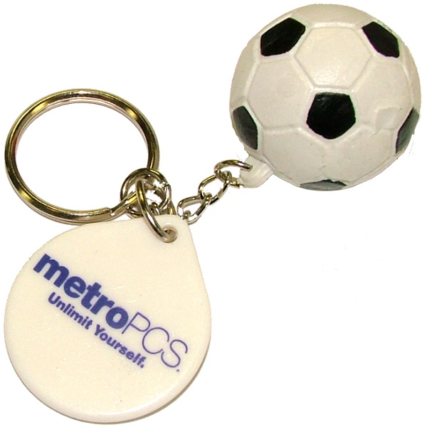 Soccer ball key holder keychain.... from ASI 45100 Chulani Promotional Products, Inc / Competitive Edge Innovations/ Chulani