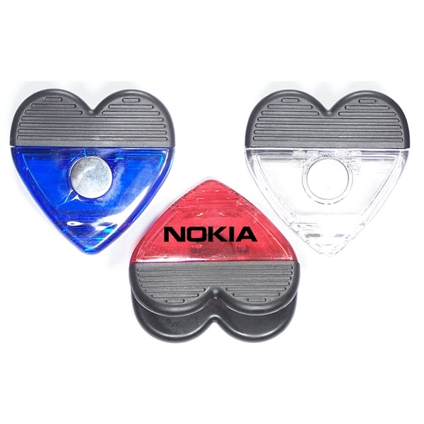 Jumbo size heart shaped magnetic memo clip holder with strong grip.... from ASI 74585 Nu Promo International / Nu Promo Line