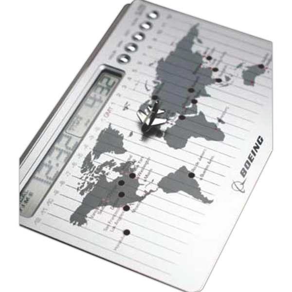 Global clock with 12 / 24 time option and daylight savings... from ASI 91435 Tomax USA
