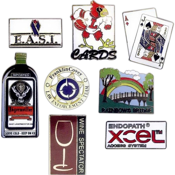 Custom Die Struck Lapel pin with Cloisonne, Color Fill, Nail and... from ASI 56420 Genesis / Genesis