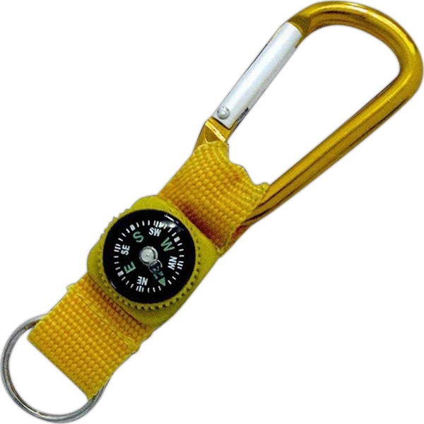 Carabiner with compass and nylon strap.... from ASI 56420 Genesis / Genesis