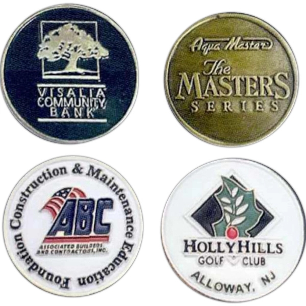 Custom Die Struck Golf Ball Marker... from ASI 56420 Genesis / Genesis