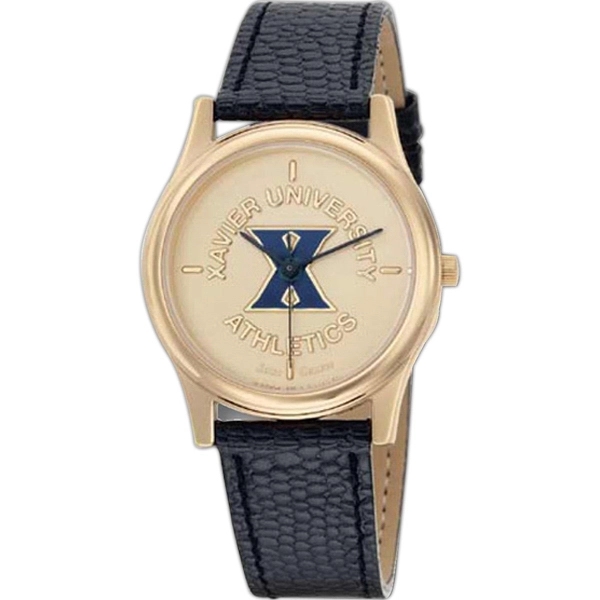 Watch with a stainless steel case, genuine leather strap, Japanese movement,... from ASI 86230 Selco